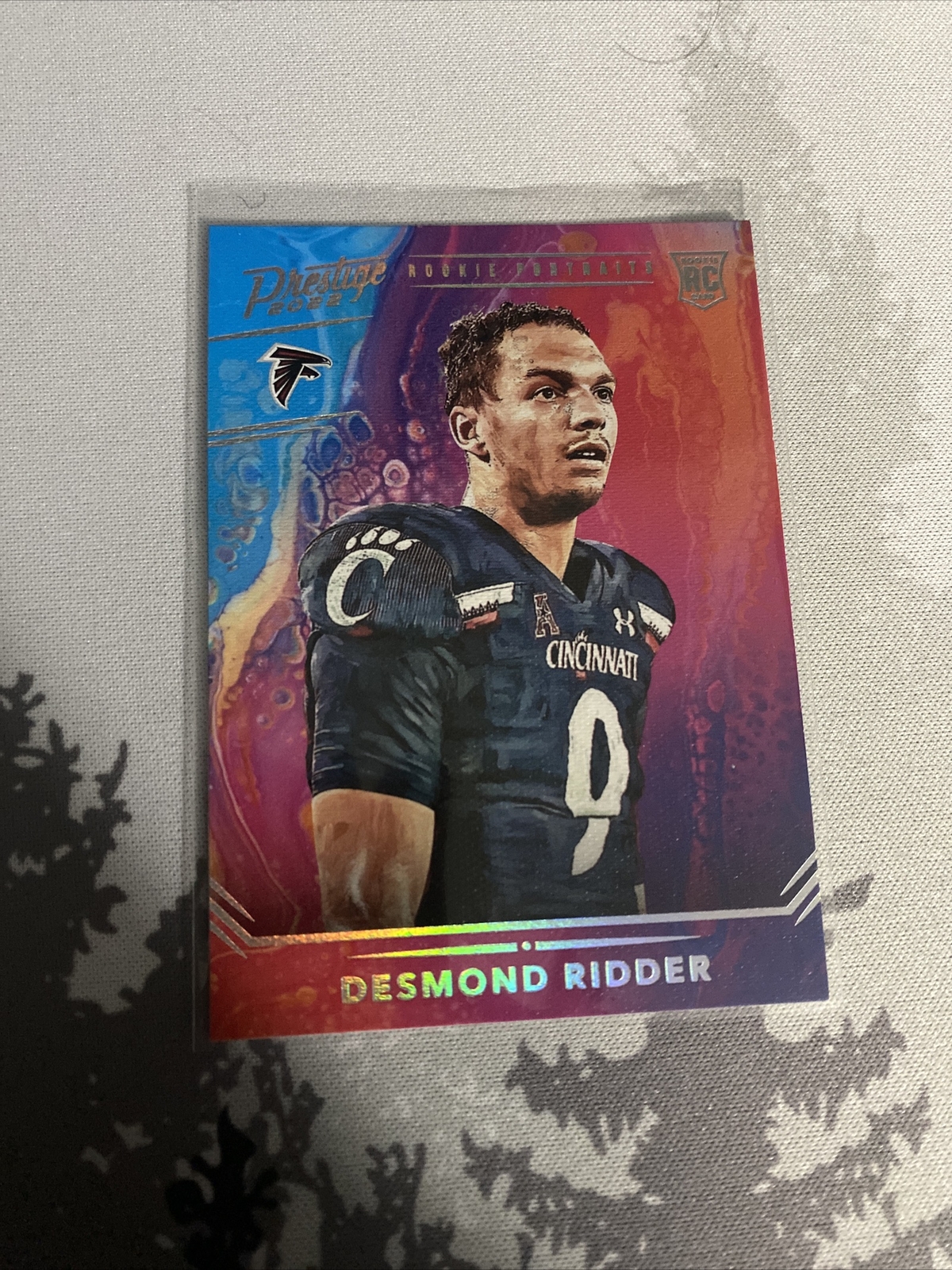 desmond ridder 2022 panini Prestige rookie portraits Atlanta Falcons