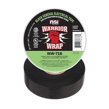 Warriorwrap General 3/4 In. X 60 Ft. 7 Mil Vinyl Electrical Tape, Black