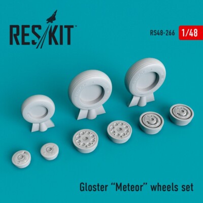 1/48 Reskit RS48-0266 Gloster Meteor wheels set