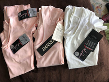 Lot 4 NEW Size PETITE Women's Danskin Short Sleeved Leotards Dancewear ADULT