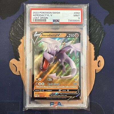 PSA 9 MINT 2022 Pokemon Lost Origin AERODACTYL V #092 Ultra PSA 9 MINT 2022 Pokemon Lost Origin AERODACTYL V #092 Ultra