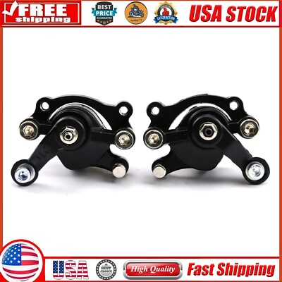 Front & Rear Set Disc Brake Caliper For 47cc 49cc 2 Stroke Pocket Mini Dirt Bike