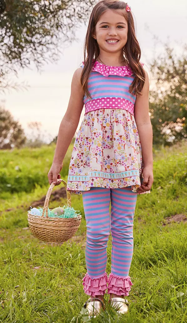Matilda Jane La La Land Leggings Size 10 New In Bag Easter Girls