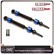 Steel Splined CVD Drive Shaft For Traxxas E-Revo Summit Revo 3.3 E-MAXX Upgrade