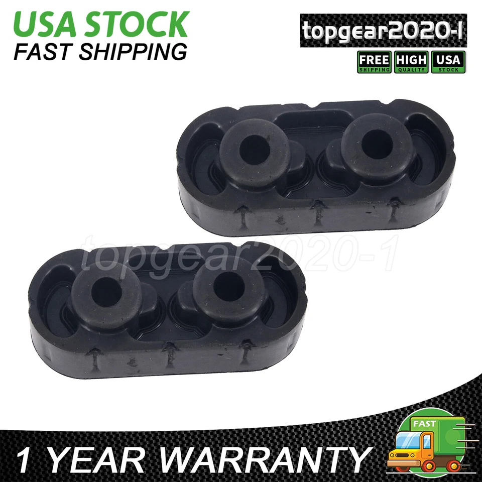 Fit 99-17 GMC Sierra 1500 2500 2x Exhaust Hanger Insulator Mount Holder 15092802 Foto 3 de 4