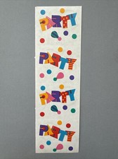 Mrs. Grossman's Stickers BIRTHDAY PARTY Retired 93 Creative Memories