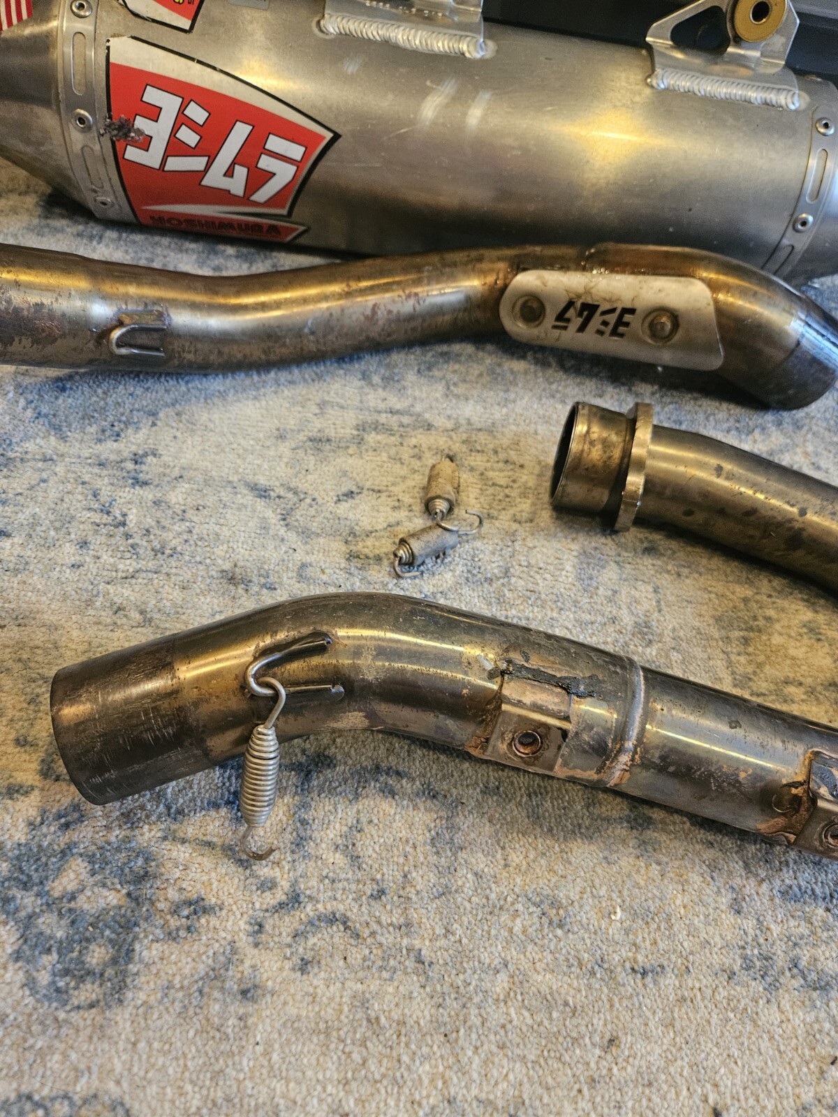 CLEAN 0413 2005 YFZ450 YFZ 450 YOSHIMURA 3 PEICE Exhaust Muffler