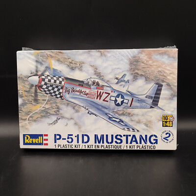 Sealed Revell P-51D Mustang 1:48 Scale Aircraft Plastic Model Kit 85-5241