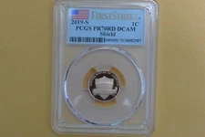 2019 S Lincoln Shield PCGS PR70 DEEP CAMEO First Strike 