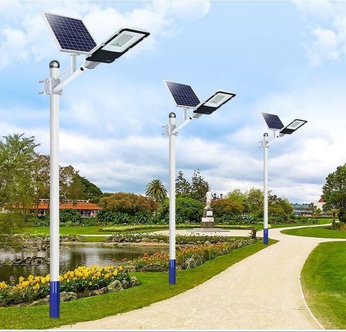 LAMPIONE STRADALE FARO A LED 200W CON PANNELLO SOLARE TELECOMANDO CREPUSCOLARE - Foto 4 di 15