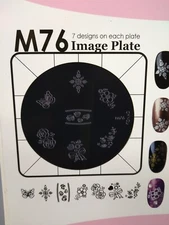 Konad M76 Stamping Nail Art Image Plate