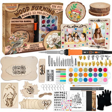 K KERNOWO Wood Burning Kit - 81Pcs All-in-One Tool Pen...