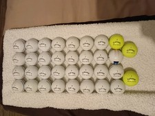 CALLAWAY ERC SOFT TRIPLE TRACK GOLF BALLS X34 GRADE MINT PEARL FREE POSTAGE 