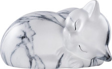 Pet Urns,Sleeping Resin Cremation Cat Urn, Cat Urns for Ashes, Small Animal Urn