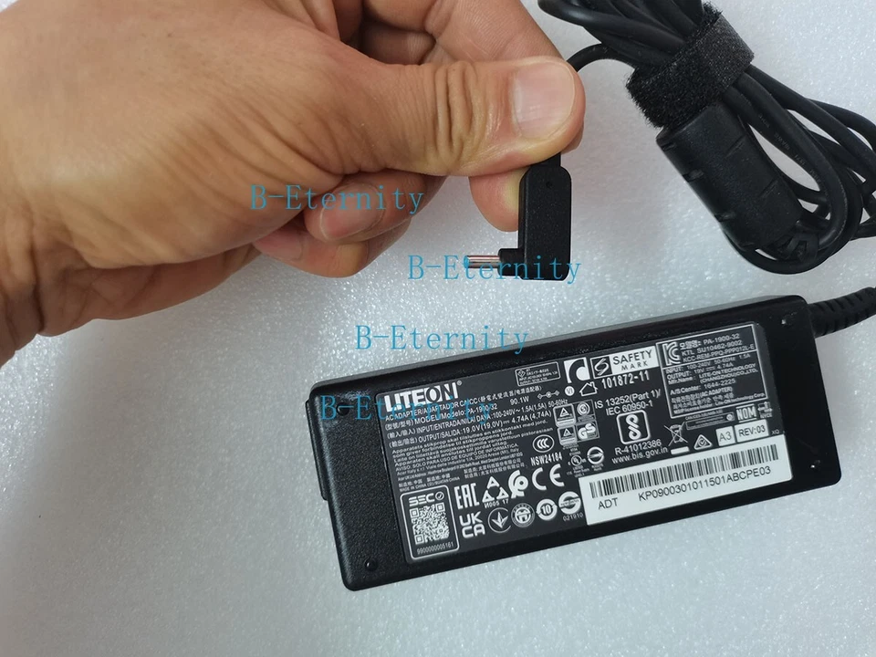 Original 19V 4.74A For Acer Swift X SFX14-42G-R607 RTX3050Ti 3.0mm*1.1mm Charger - Image 2 of 4