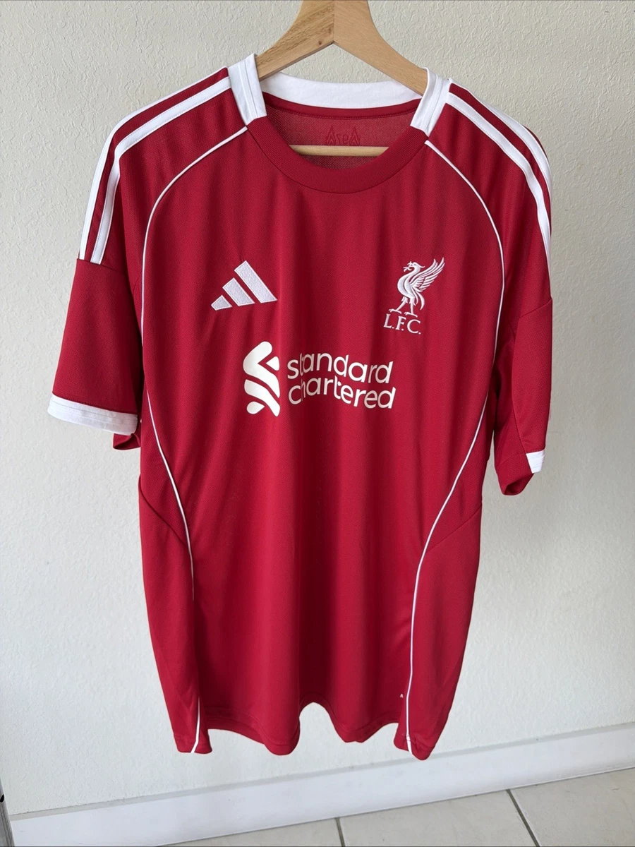 liverpool fc dress shirt 26/27 Home Jersey XL dry and comfortable Slim fit Made of 100% polyester. Liverpool International Club Soccer Fan