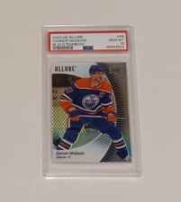 Connor McDavid,2023 Upper Deck Allure #68(Black Rainbow) PSA 10,POP:7