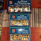 Disney Mickey Unlimited Santa's Best EZ Light Illuminated Tree Trimmer Set Of 3 — photo 1