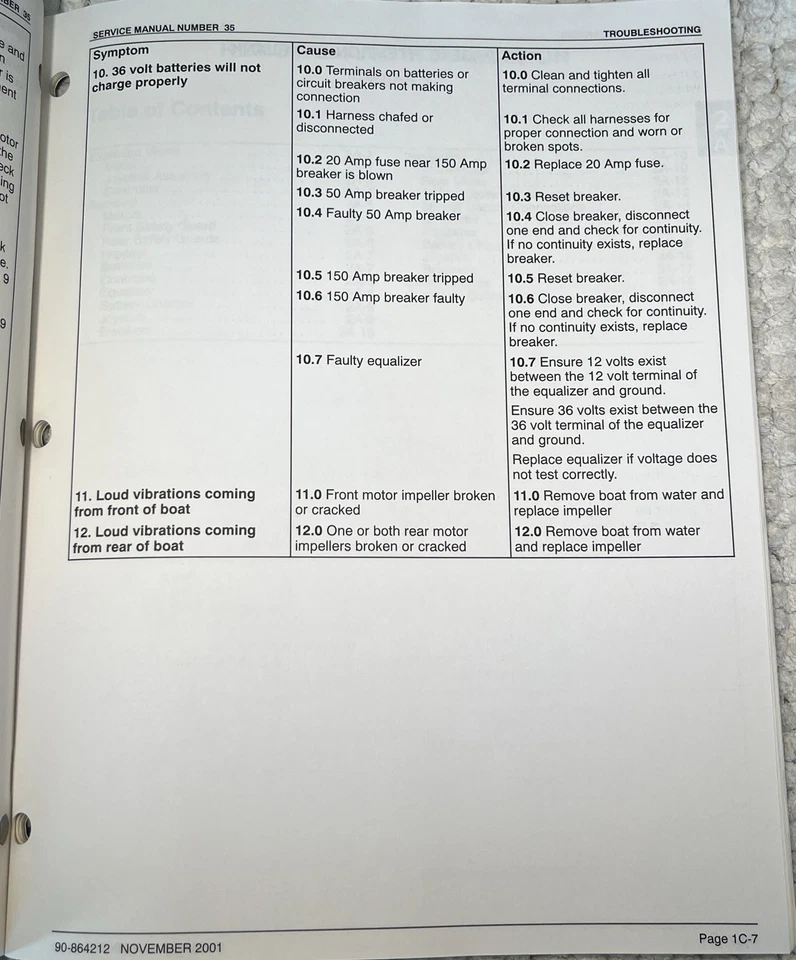 Mercury MerCruiser #35 Manual de servicio - Piloto de precisión - 90-864212 Foto 4 de 4