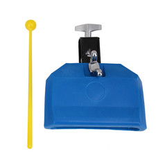 Blaues Umweltfreundliches Block-Latein-Kit Kuhglocke