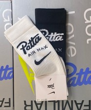 Patta x Nike Air Max Crew Socks 2-pack color White/Black size L