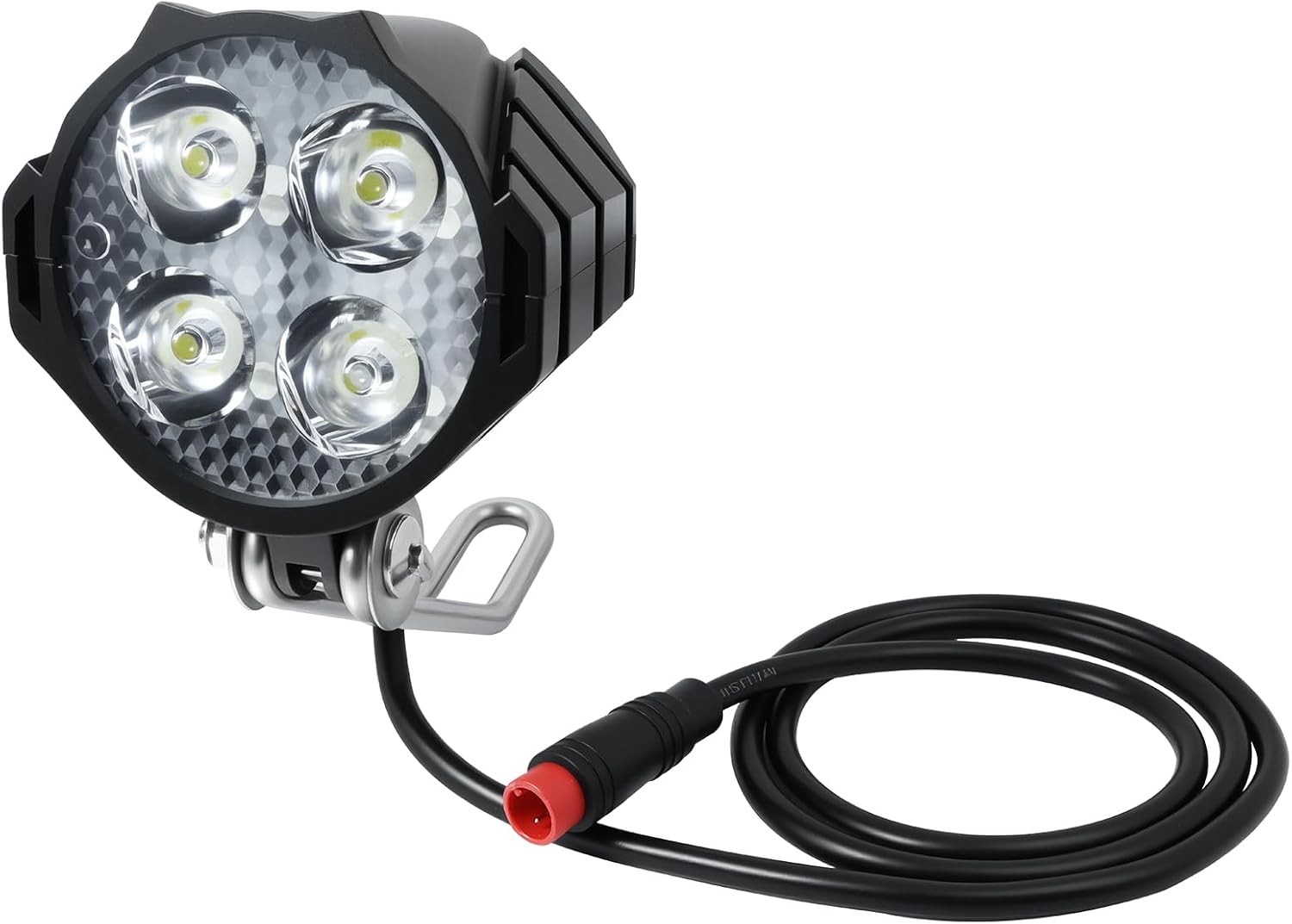 Ebike Headlight 2 Pin, Ebike Front Light for 36V 48V Battery Systems, Waterproof