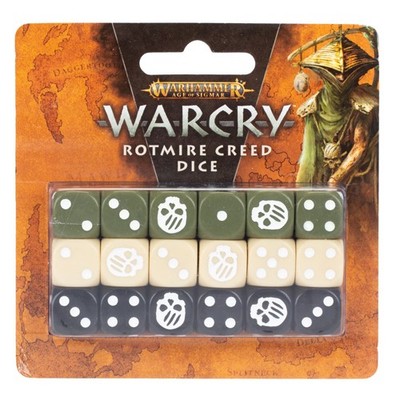 Warcry: Rotmire Creed Würfel Miniaturen - Brandneu Versiegelt
