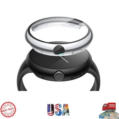 2 Pack Scratch Resistant Case & Screen Protector for Pixel Watch 41mm