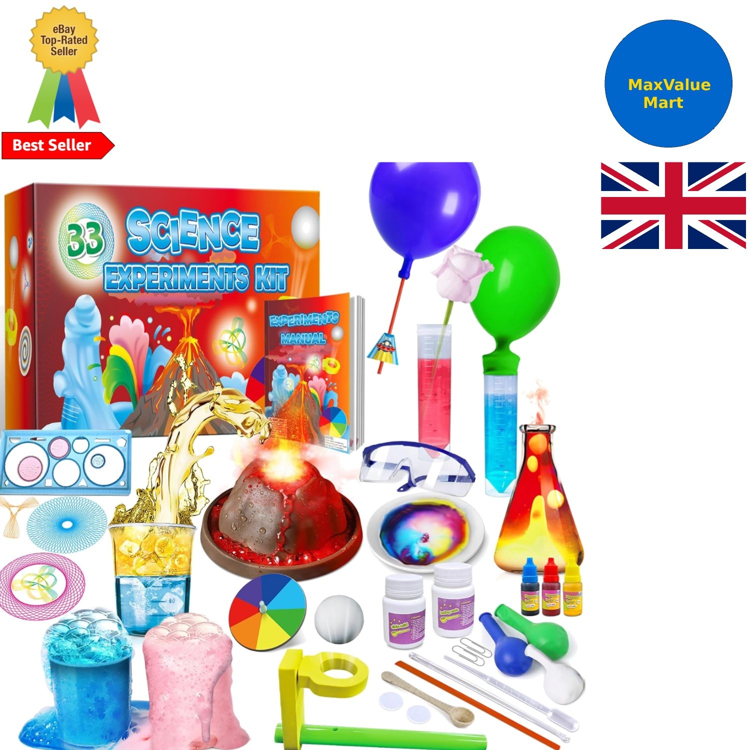 Spannendes 33 Experiment Science Kit - Entfesseln Sie den inneren Wissenschaftler Ihres Kindes