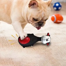 4pcs Cute Latex Squeaky Dog Chew Toys Puppy Teething Interactive Dental Pet Toy