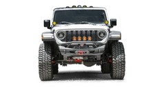 Fab Fours Jl24-b5152-1 Ghost Stubby Front Bumper For 18 Gladiatorwrangler Jl