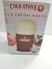 Cold Stone Creamery Ice Cream Maker 10 0z Automatic Sealed In Box Brand New 