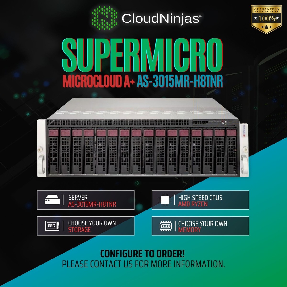 Supermicro Microcloud A+ AS-3015MR-H8TNR Nodes AMD Ryzen 7950X