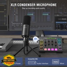 FIFINE K669C Black XLR Condenser Podcast Microphone Cardioid