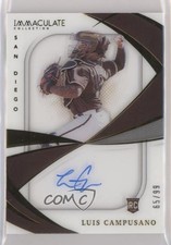 2021 Panini Immaculate Shadowbox Signatures 65/99 Luis Campusano #SS-LC Auto o5b