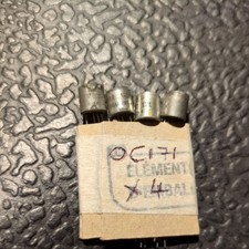 OC171 four pieces MULLARD VINTAGE GERMANIUM PNP TRANSISTOR New Old Stock (NOS)