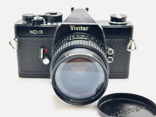 Vivitar XC-3 35mm Film Camera with 55mm f/2.0 M42 Lens Ready to Shoot