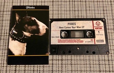 THE PIXIES «HERE COMES YOUR MAN (EP)» BLACK CASSETTE (1989, Canada) TESTED