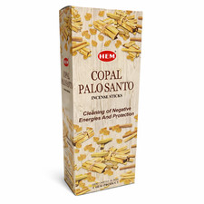 Incense Sticks HEM Copal Palo Santo 120ct 6 P...