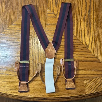 Brooks Brothers 米国製 ネイビーブラウン　サスペンダー Brooks Brothers Suspenders for Men for sale - eBay