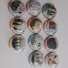 La Gravelle Lot 11 capsules Champagne de collections