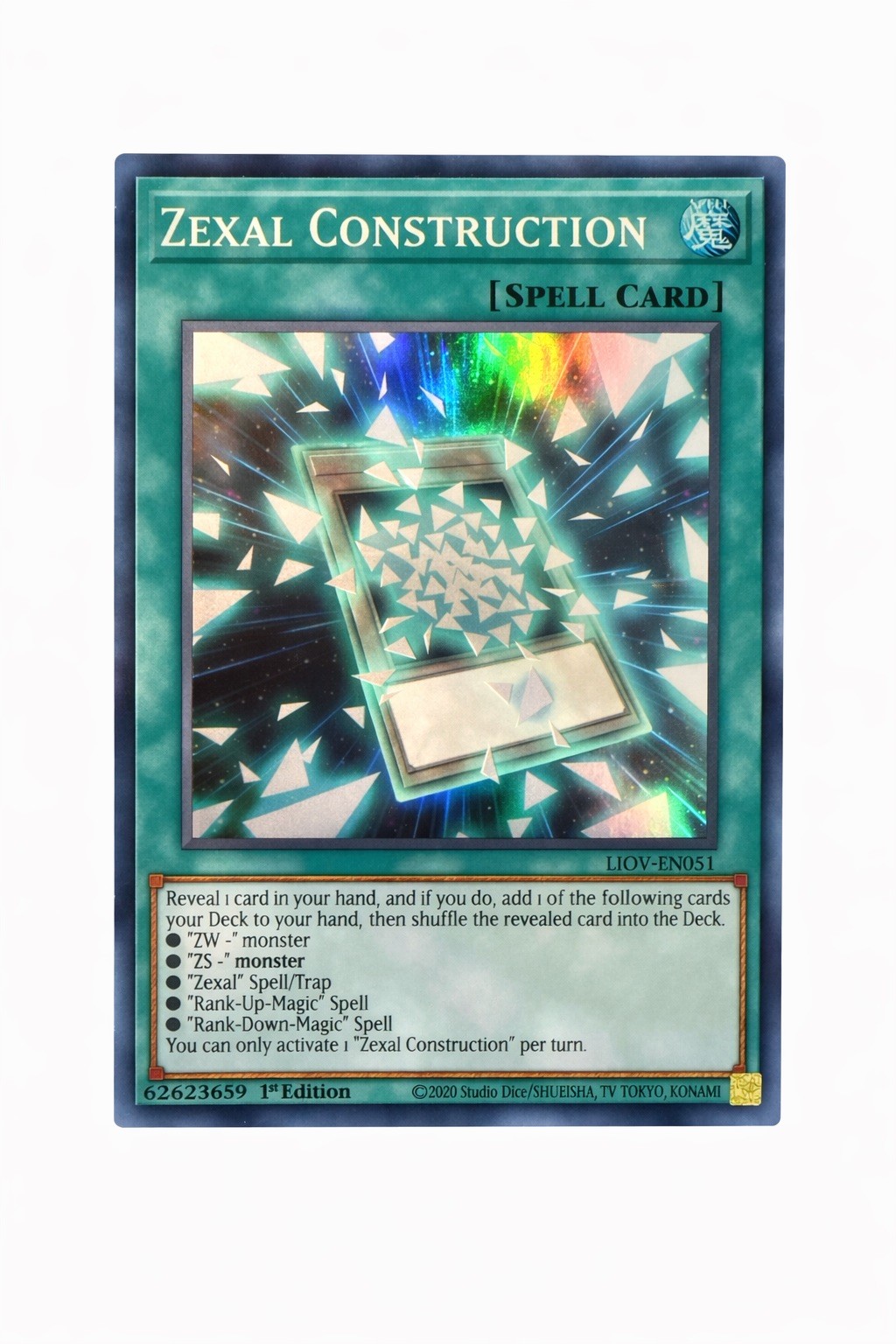 Yugioh Zexal Construction LIOV-EN051 Single