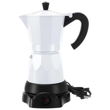 Coffee Pot 6 Cup Electric Espresso Coffee Maker Italian Moka Maker 300ml Port...