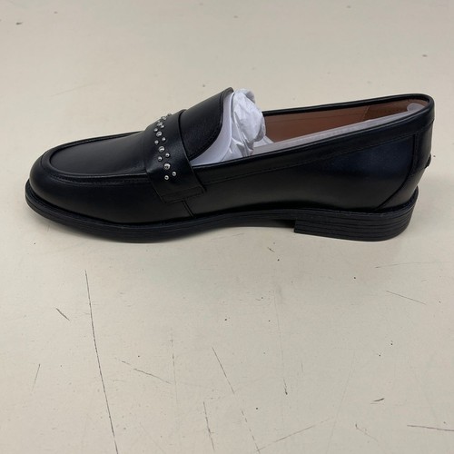 COLE HAAN Stassi Embellished Loafers Women's Size US 7B Black Leather W31843 - Picture 13 of 15