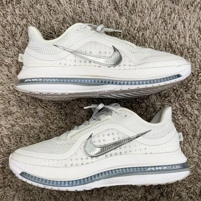 New Authentic Nike Pegasus Premium 'White Metallic Silver' HQ2592 102 Men's Size