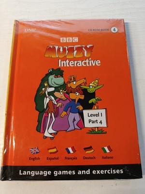Muzzy BBC Interactive Languaje Course Level I Part 4 - DVD Libro Region 2 Nuevo