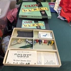 Vintage 1949 Parker Brothers Clue Game Complete With Real Rope & Board