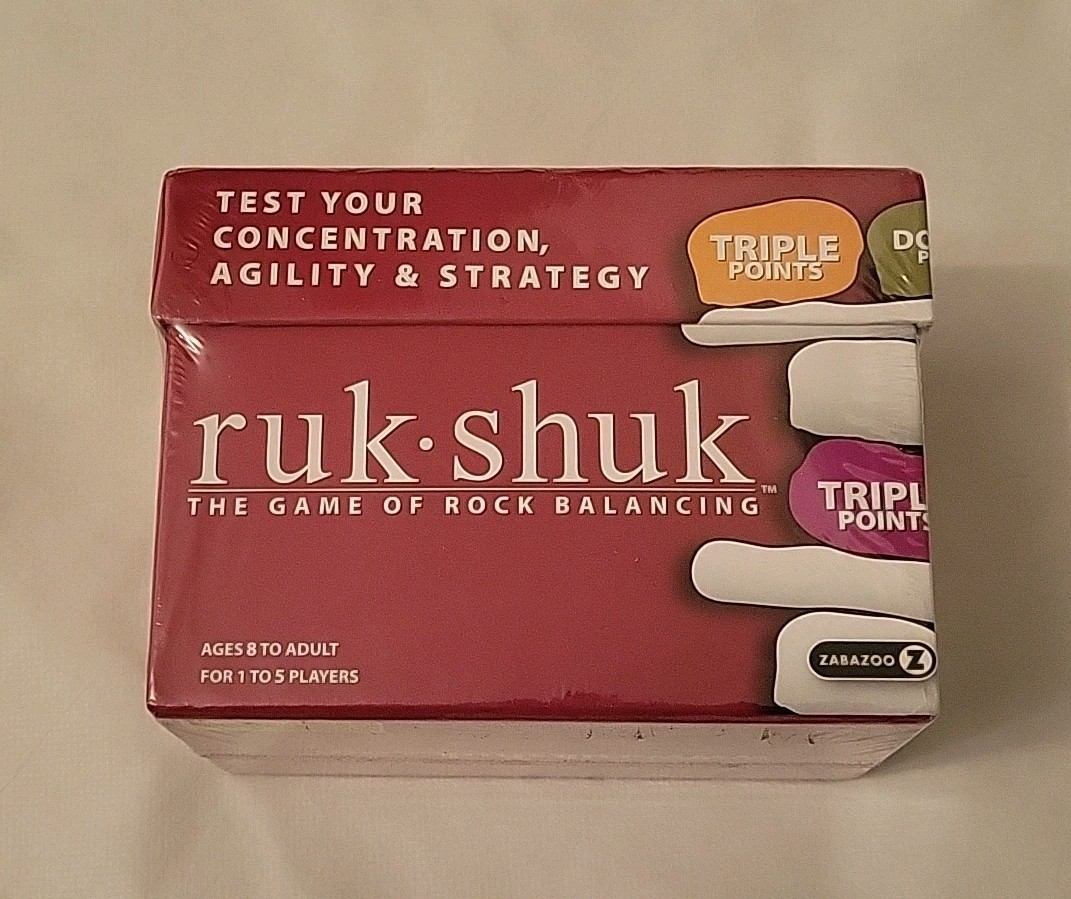 Ruk Shuk - The Game of Rock Balancing 2007 Zabazoo Games - Sealed NEW 