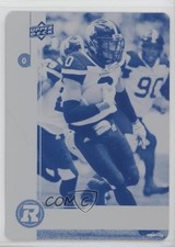2018 Upper Deck CFL Achievement Printing Plate Cyan 1/1 Loucheiz Purifoy #42 i9i