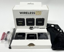  Open Box Rode Wireless GO Gen 3 Dual Wireless Mic System UD4060975 